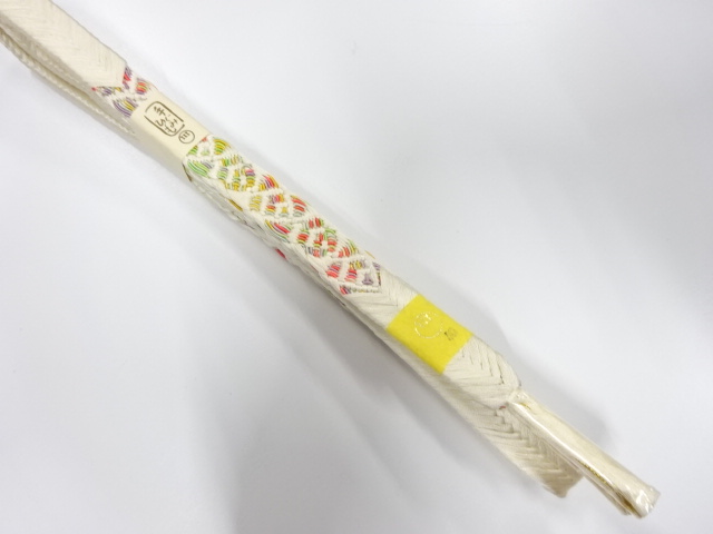 未使用品　正絹　手組帯締め